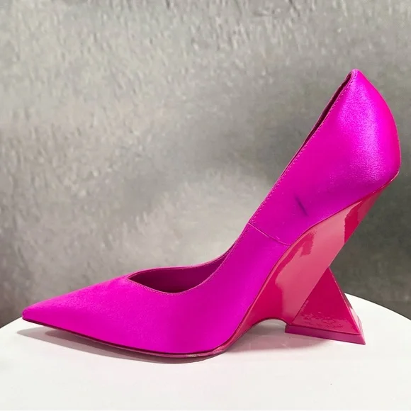 🌹 THE ATTICO🌹Cheope High-heel Fuchsia Pumps Size: 37 - Picture 6 of 16